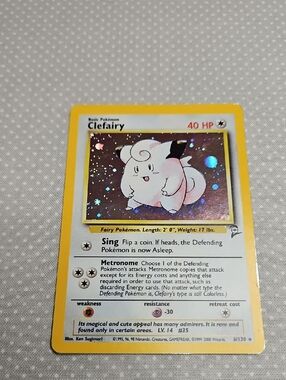 2000 Pokemon Clefairy 6/130 Base Set 2 Holo
